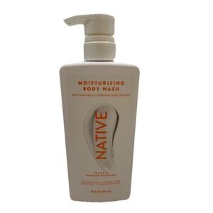 Native Moisturizing Body Wash Sulfate & Paraben Free Peach And Orange Blossom